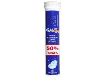 VÁPNIK + MAGNÉZIUM + ZINOK+VITAMÍN C, ŠUMIVÉ TABLETY + 50% ZDARMA