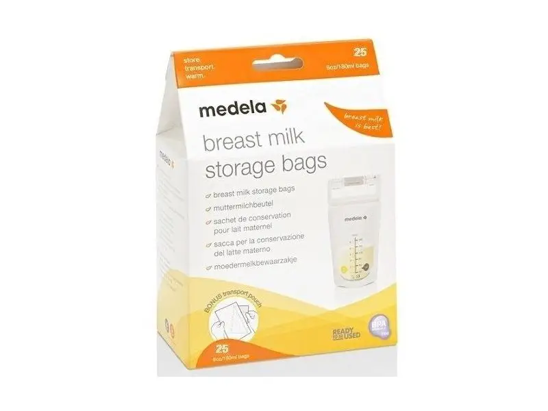 MEDELA Jednorazové vrecká na uskladnenie materského mlieka, 180 ml, 25 ks