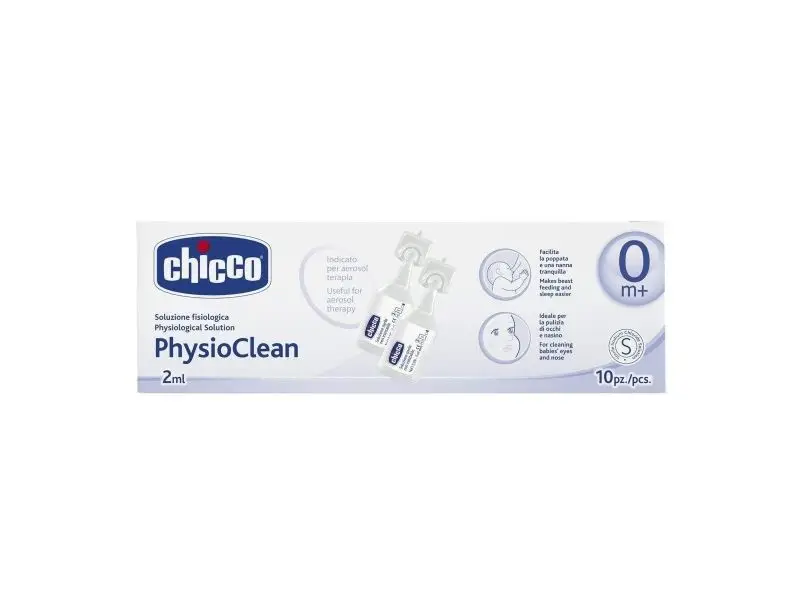 Chicco PhysioClean fyziologický roztok do nosa 2ml, 20ks