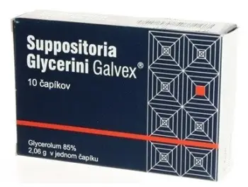 SUPPOSITORIA GLYCERINI GALVEX čapíky 10 ks