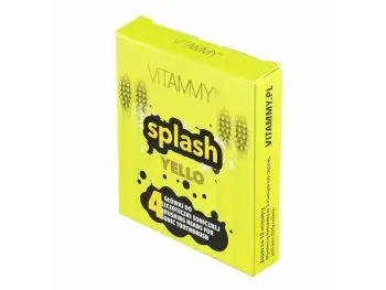 VITAMMY SPLASH, Náhradné násady na zubné kefky SPLASH, žltá/yellow/, 4ks