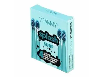 VITAMMY SPLASH, Náhradné násady na zubné kefky SPLASH, modrá/surf/, 4ks