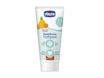 Chicco Zubná pasta s fluorom s ovocnou príchuťou, 50ml, 1-5r