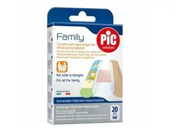 PIC Family,  Sada antibakteriálnych náplastí, 20ks