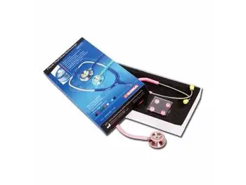 GIMA CLASSIC DUAL HEAD STETHO, Stetoskop pre internú medicínu, ružový