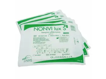ZARYS NONVI LUX S, Netkaný sterilný obklad, 7,5cm x 7,5cm, 25ks x 5ks