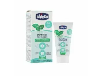 Chicco Zubná pasta s fluorom s príchuťou mentolu, 50ml, 6r+