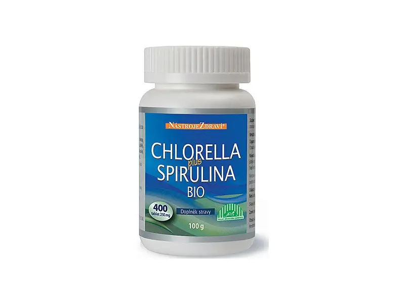 Chlorella plus Spirulina BIO 400 tbl