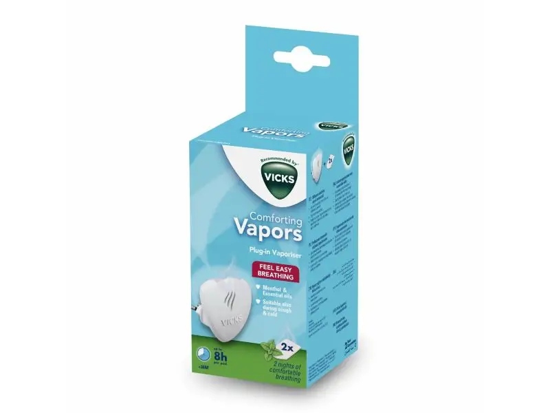 VICKS VH1700EEMEAV1 NEW Vonný difuzér s 2 vonnými vankúšikmi