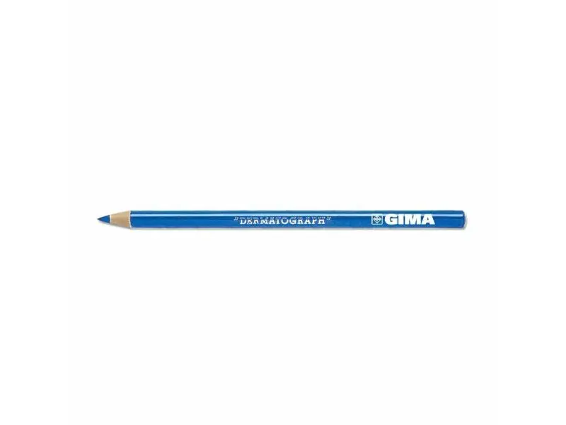 GIMA DERMOGRAPHIC PENCIL RED Sada dermografických ceruziek, modrá, 6ks