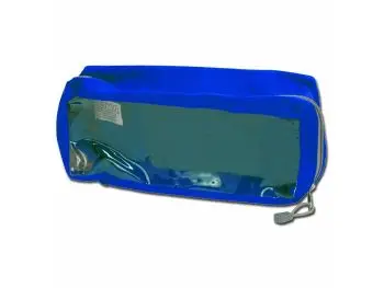 GIMA Lekárske púzdro s priehľadným okienkom E2, modré