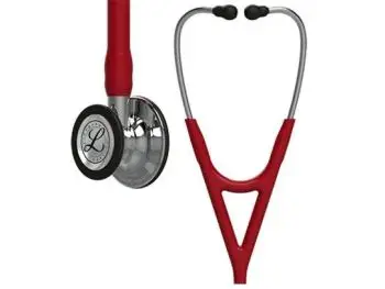 Littmann Cardiology IV Mirror-Finis, Stetoskop kardiologický, bordový 6170