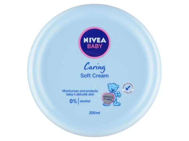 NIVEA Baby Soft, Hydratačný krém na tvár a telo pre deti,  200ml