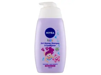 NIVEA Kids Magic Berry Scent detský sprchovací gél, šampón a kondicionér 3v1, 500 ml