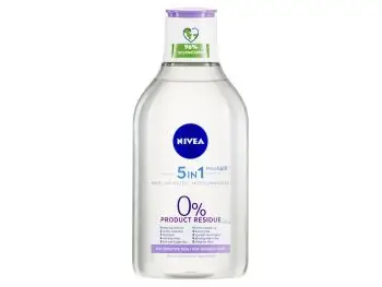 NIVEA MicellAir 5v1 Upokojujúca micelárna voda bez parfumu pre citlivú pleť, 400 ml