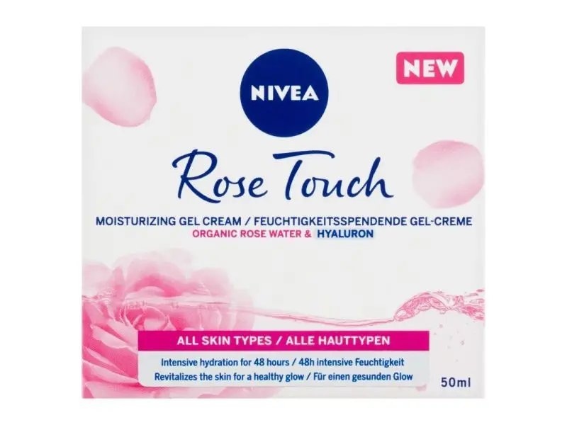NIVEA Nivea® Rose Touch Hydratačný denný gél-krém, 50 ml