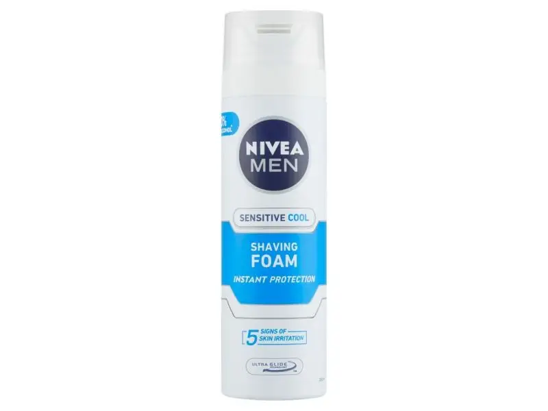 NIVEA Men Sensitive Cool pena na holenie, 200 ml