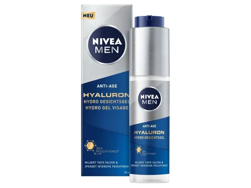 NIVEA Men Hyaluron Osviežujúci pleťový gél,  50 ml