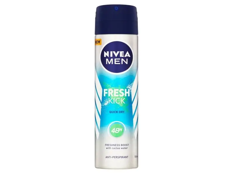 NIVEA Men Fresh Kick Sprej antiperspirant, 150 ml