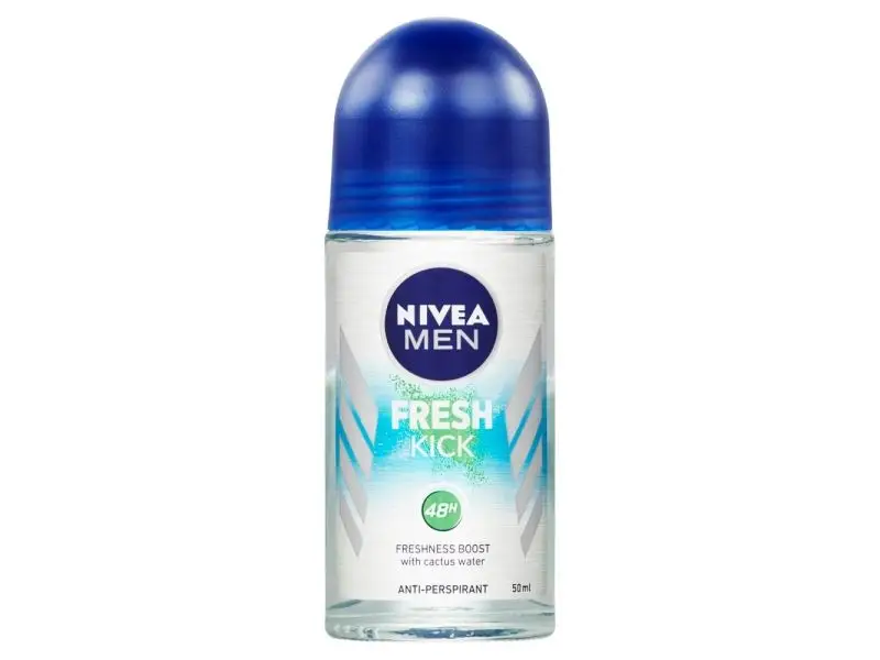 NIVEA Men Fresh Kick Guľôčkový antiperspirant, 50 ml