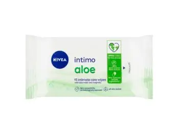 NIVEA Intimo Aloe Obrúsky pre intímnu hygienu, 15 ks