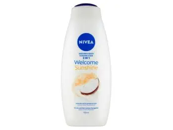 NIVEA Welcome Sunshine Sprchovací gél a pena do kúpeľa 2v1, 750 ml