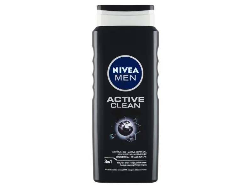 NIVEA Men Active Clean Sprchovací gél, 500 ml