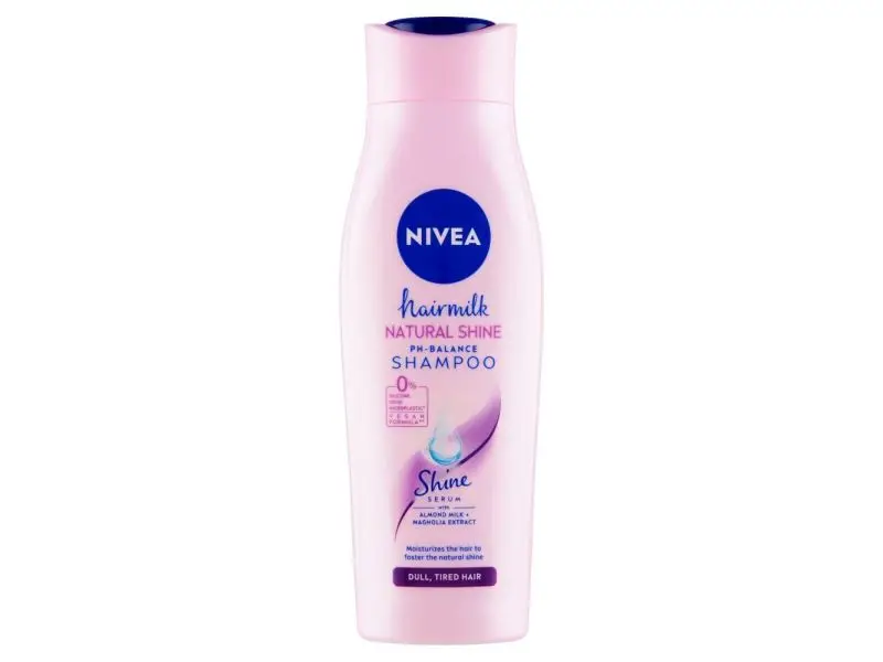 NIVEA Hairmilk Natural Shine Šampón, 400 ml