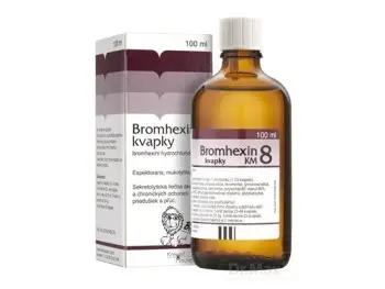 Bromhexin 8 kvapky KM 100ml