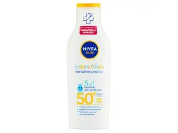 NIVEA Sun Sensitive Protect detské mlieko na opaľovanie OF 50+, 200 ml