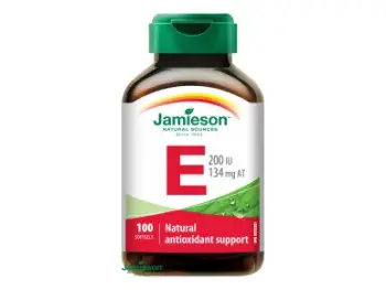 Jamieson Vitamín E 200 IU 100 cps