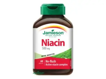 Jamieson Niacín 500 mg s inozitolom 60 tbl.