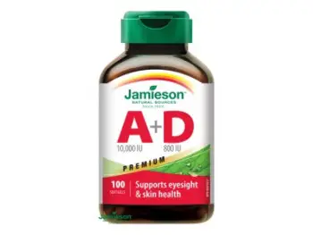 Jamieson Vitamíny A a D3 Premium 10000IU/800 IU