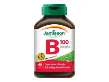 Jamieson B- komplex100mg s postupným uvoľňovaním 60tbl