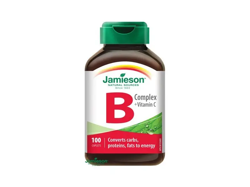 Jamieson B- komplex s vitamínom C 100tbl