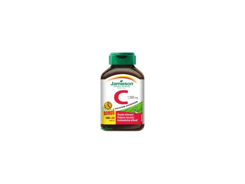 Jamieson Vitamín C 1000mg 120tbl s postupným uvoľňovaním