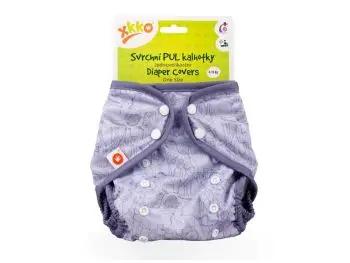 XKKO Vrchné plienkové nohavičky One Size - Safari Lavender Aura