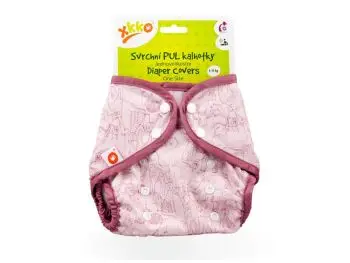 XKKO Vrchné plienkové nohavičky One Size - Safari Mesa Rose