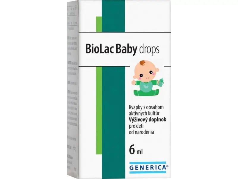 GENERICA BioLac Baby drops kvapky 6ml