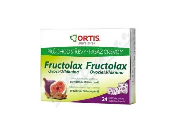 FRUCTOLAX OVOCIE & VLÁKNINA - KOCKY NA ŽUVANIE 24 ks