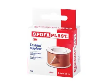 3M SPOFAPLAST č.132 Textilná náplasť 2,5cm x 5m