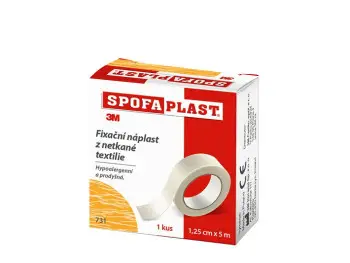 3M SPOFAPLAST č.731 Fixačná náplasť 1,25cm x 5m