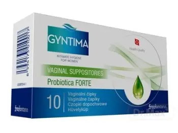 GYNTIMA Probiotica Forte vaginálne čapíky 10ks