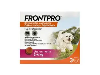 FRONTPRO M antiparazitárne žuvacie tablety pre psy (4-10 kg)