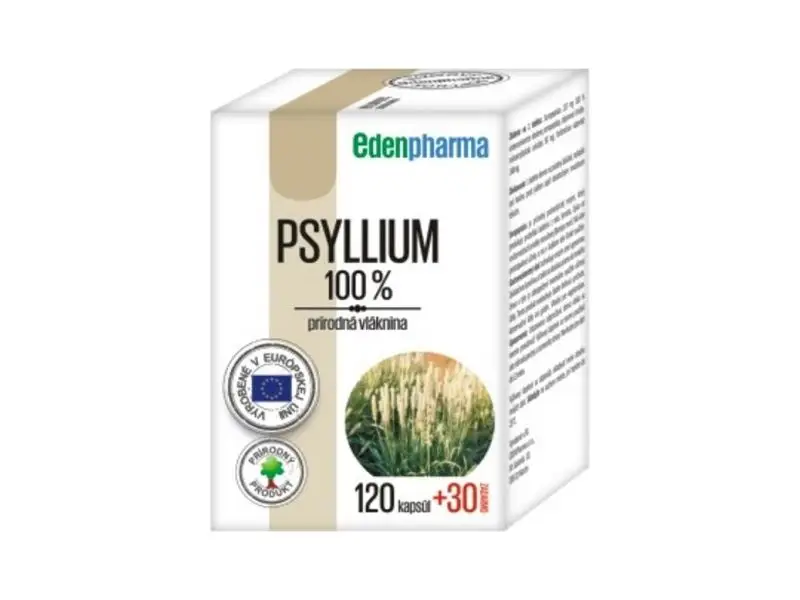 Edenpharma PSYLLIUM  120+30ks kapsuly