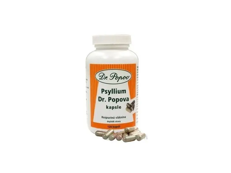 DR. POPOV PSYLLIUM 120 kapsúl