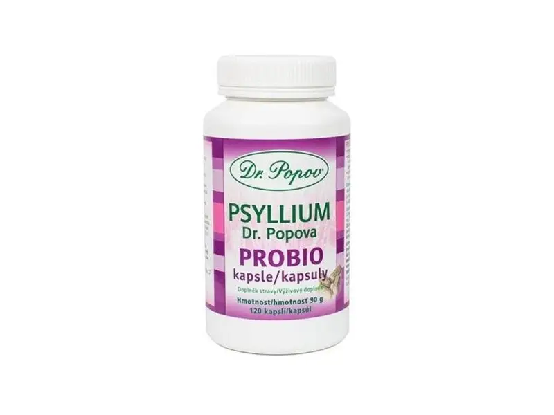 DR. POPOV Psyllium probio 120 kapsúl