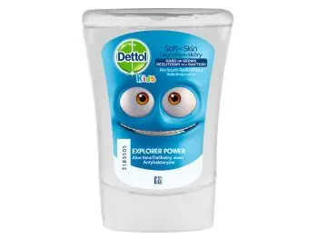 DETTOL Kids Náplň do bezdotykového dávkovača mydla Dobrodruh (250ml)