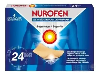NUROFEN 200 mg liečivá náplasť  1x4ks