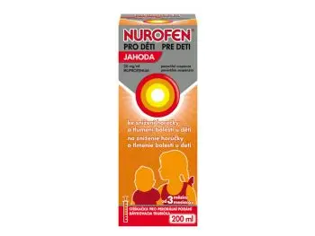 Nurofen pre deti jahoda perorálna suspenzia 200ml